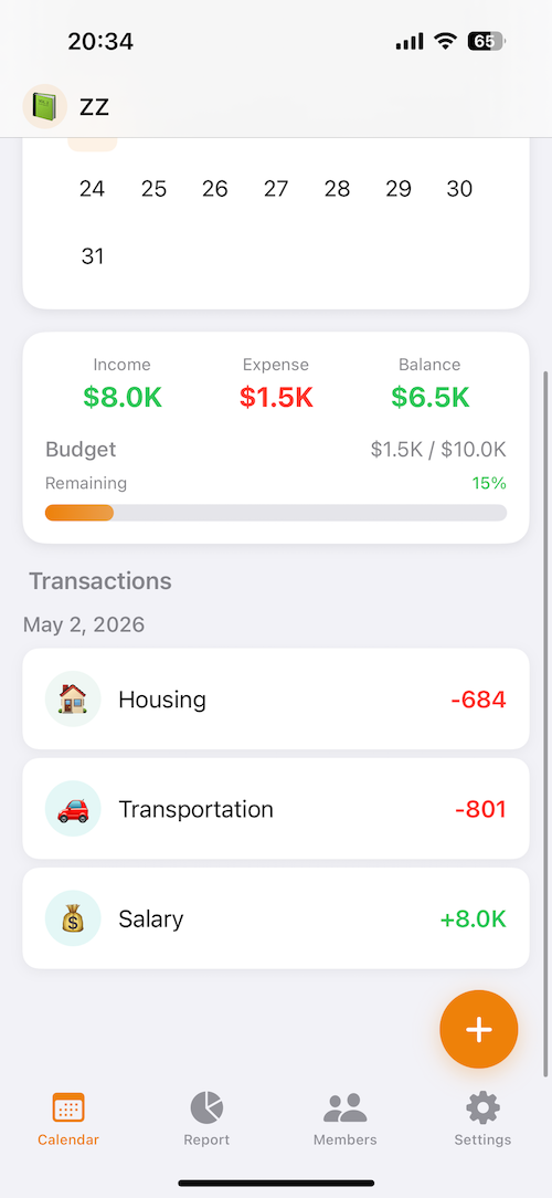 CoBudget App